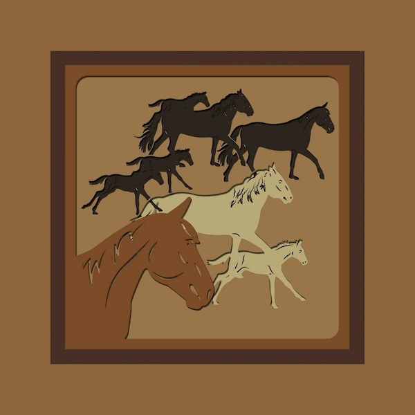Horse Paper Cut Light Box Template, 3D Shadow Box SVG File, Shadow Box Paper Cut, Light Box SVG, 3D Papercut Light Box SVG File, Paper Craft Horse Paper Cut Light Box Template, 3D Shadow Box SVG File, Shadow Box Paper Cut, Light Box SVG, 3D Papercut Light Box SVG File, Paper Craft