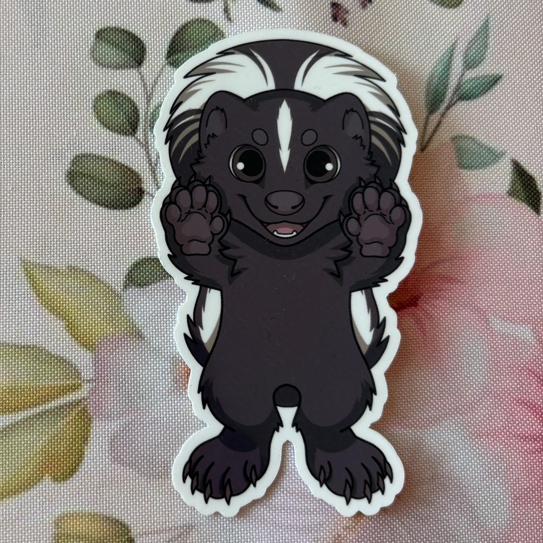 Skunk Sticker Skunk Vinyl Sticker - Etsy