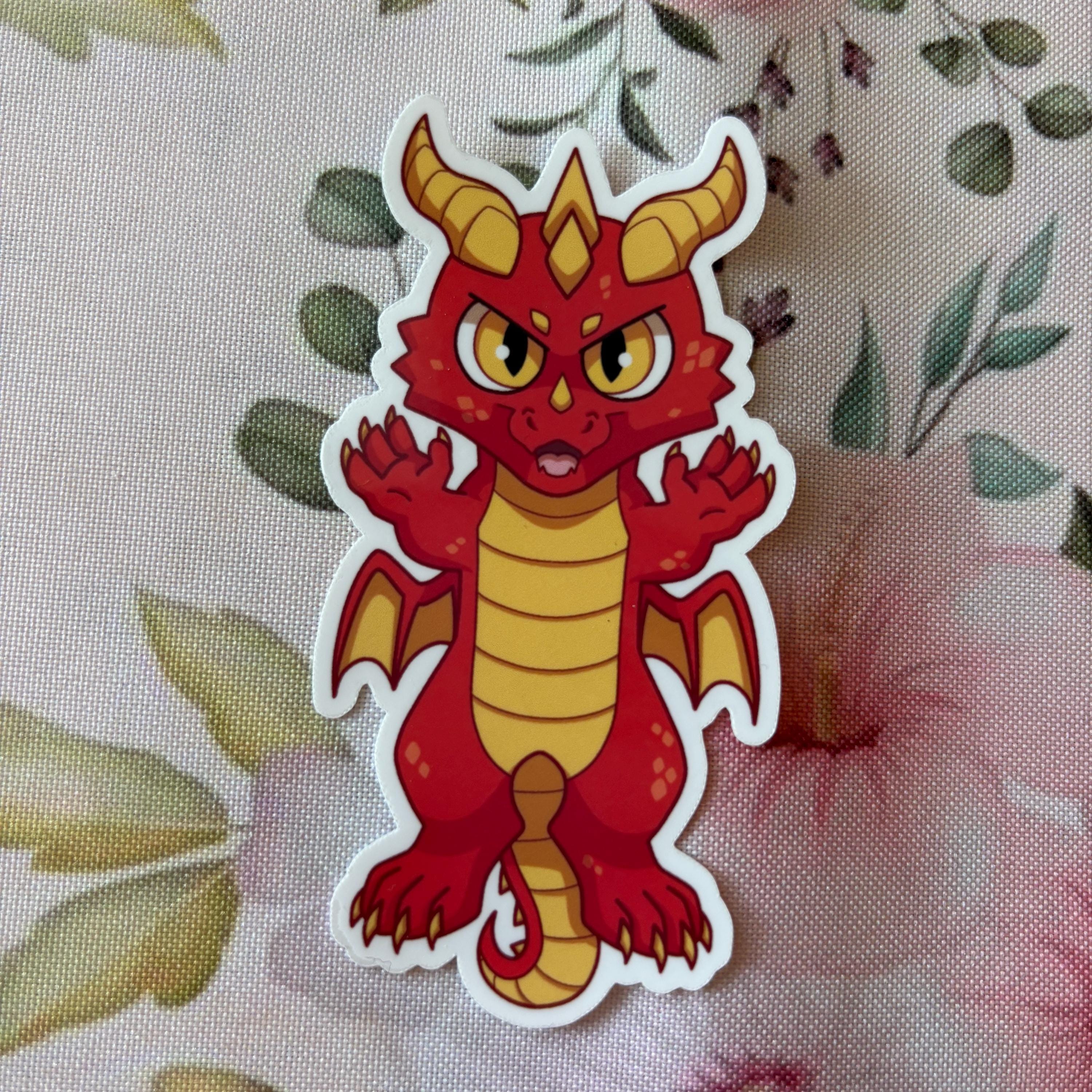 Dragon Vinyl Sticker - Etsy