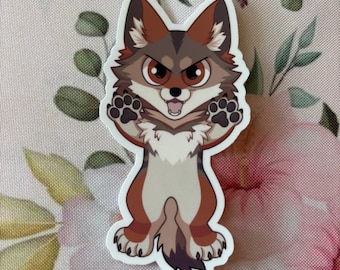 Coyote Vinyl Sticker