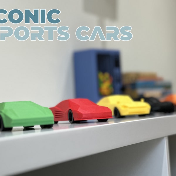 Low Poly Iconic Sports Cars