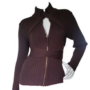 Top trui vest Jean Paul Gaultier JPG Cargo bandage collectie maat M L