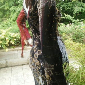 Maxi Dress Save The Queen printed mesh size S M