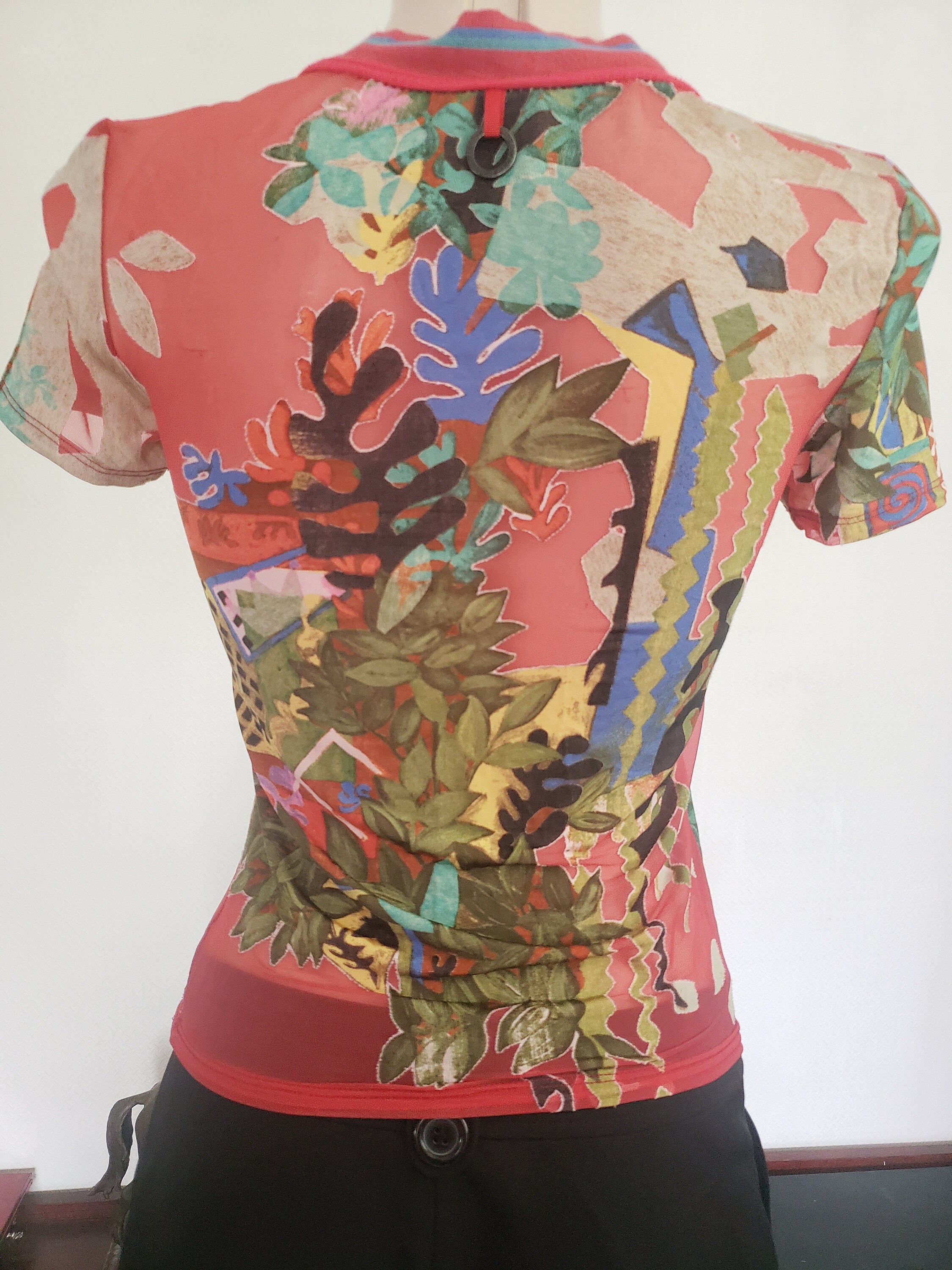 Save the Queen Vintage Mesh Printed T-shirt Top S M - Etsy