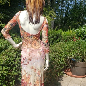 Maxi Dress Save The Queen floral print size S M