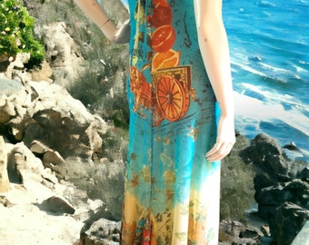 Save the Queen Maxi Dress, Open Back, Turquoise Blue Printed Mesh, Size M/L - Etsy Save the Queen Maxi Dress, Open Back, Turquoise Blue Printed Mesh, Size M/L - Etsy