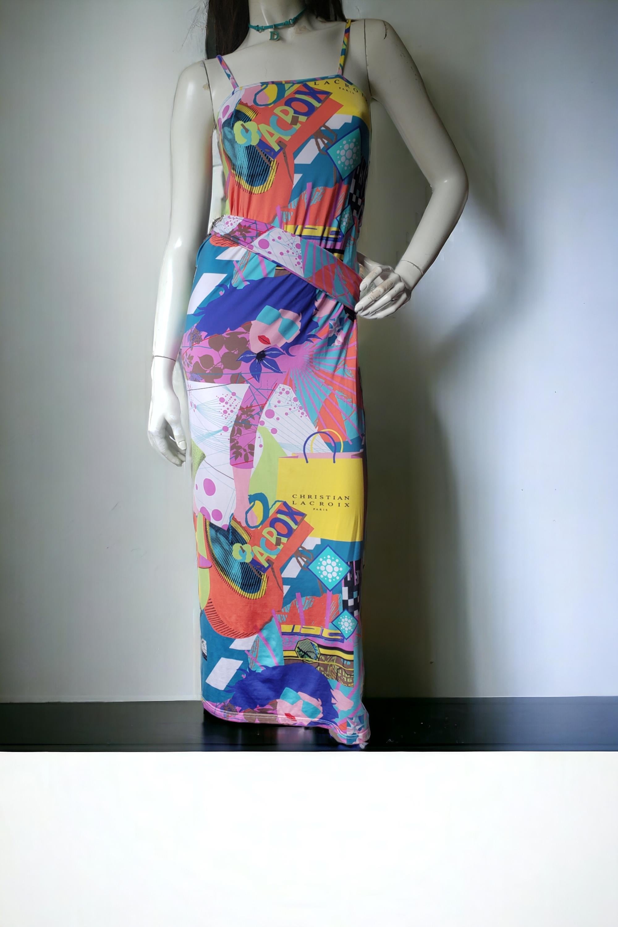 Pretty Long Vintage Strap Dress Size S M Christian Lacroix - Etsy Pretty Long Vintage Strap Dress Size S M Christian Lacroix - Etsy