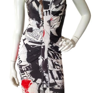 John Galliano Newspaper Dress - Etsy