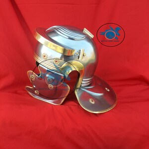 El Casco Romano Imperial - Gálico fabricado en 1,2 mm de espesor.