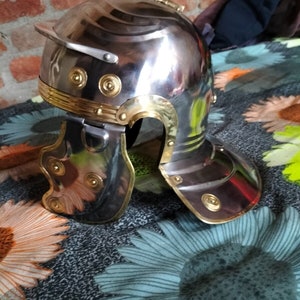New Roman Gallic G Helm 18 Gauge Medieval Roman Helmet Imperial Best Helmet Original Finding Norman Helmet Collection Mother Day Gift