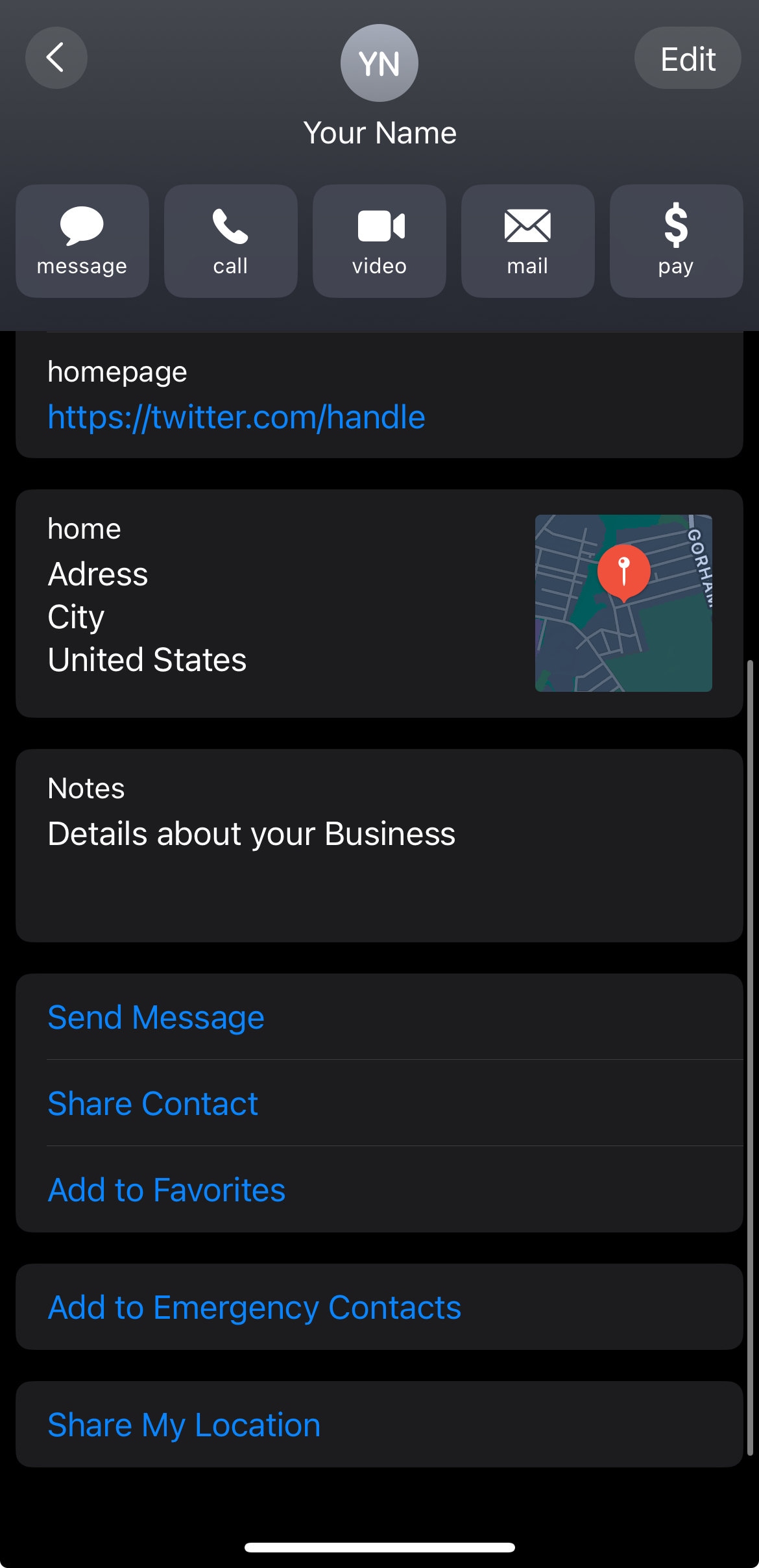 Custom Digital Business Card With QR Code | Instant Contact Download ...
