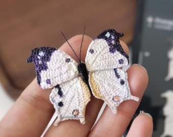 Butterfly Crochet Pattern | Moth & Insect Crochet Patterns | DIY Crochet Butterfly | Beginner-Friendly Handmade Gift Idea