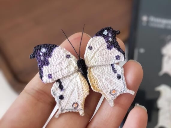 Butterfly Crochet Pattern | Moth & Insect Crochet Patterns | DIY Crochet Butterfly | Beginner-Friendly Handmade Gift Idea