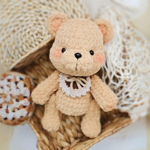 Crochet Pattern Teddy Bear, Amigurumi Teddy Bear Pattern, Bear Crochet Toy, Pattern In English, Crochet Pattern amigurumi,Bear Plush Crochet