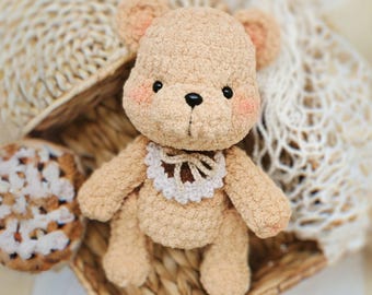 Crochet Pattern Teddy Bear, Amigurumi Teddy Bear Pattern, Bear Crochet Toy, Pattern In English, Crochet Pattern amigurumi,Bear Plush Crochet