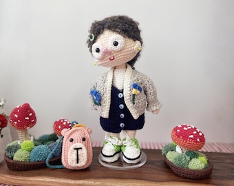 crochet patterns:Kpop Girls Amigurumi Crochet Doll Patter,kpop pattern,amigurumi pattern