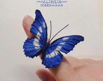 Mini Crochet Butterfly Pattern: Goddess of Light, Video Tutorial (PDF Pattern)