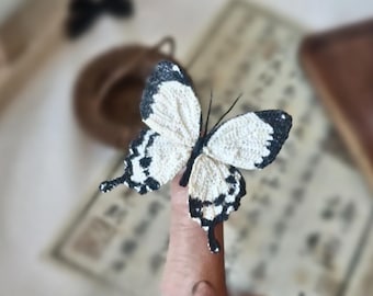 Patrón de mariposa a crochet: Peluche amigurumi de costura baja (Patrón PDF)