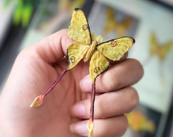 Comet Moth Butterfly Crochet Pattern: Amigurumi Insect (PDF Pattern)