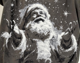 Vintage Santa Claus PNG, Retro Christmas Shirt Design, Realistic Santa Art Png, Classic Holiday Illustration, Festive Christmas PNG DTF Xmas