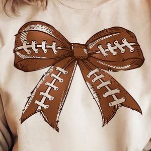 Football Bow Sweatshit main image 1