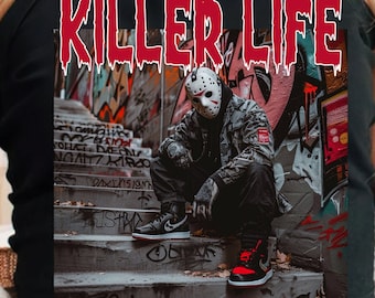Killer Life Png Bundle, Halloween png, Halloween Horror png, Spooky Season png, Horror Characters png, Horror png, Retro Halloween png,