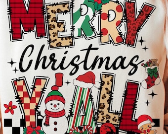Merry Christmas PNG, Retro Christmas Png, Christmas Shirt Sublimation Designs, Christmas Png, Retro Christmas, Vintage Christmas Png