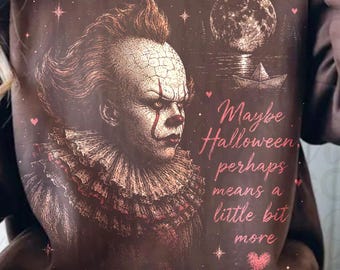 Horror Halloween sublimation PNG, Maybe Halloween Perhaps Mean A Little Bit More, Retro Halloween png, Scary movie png, Horror Characters
