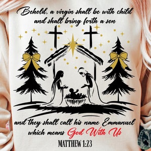 Jesus Weihnachten PNG, Sie soll einen Sohn PNG hervorbringen, O komm lasst uns ihn verehren, Krippe PNG, christliche Weihnachten Png, Boho Jesus Png