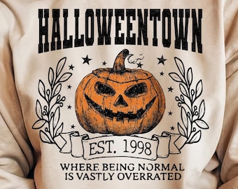 Halloweentown 1998 PNG, Halloween png, Halloween Shirt png, Retro Halloween png, Halloween Pumpkin png, Fall png, Sublimation designs, png