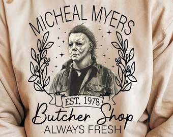 Horror Halloween Sublimation PNG, Halloween Png, Retro Halloween PNG, Gruseliger Film PNG, Horror PNG, Horror Charaktere PNG, Sublimationsdesign