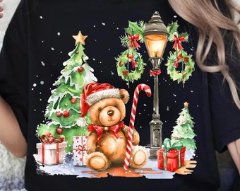 Retro Christmas Png, Vintage Christmas Png, Retro Santa png, Christmas png, Christmas Sublimation file for Shirt Design, Digital download