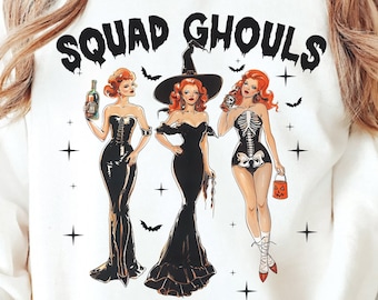 Halloween Png,Spooky Season Png,Retro Halloween Png,Squad Ghouls Png,Witchy Png,Spooky Bitch,Halloween Aesthetic Png, Vintage Halloween Png