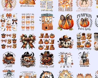 Retro Halloween Bundle PNG, Halloween Bundle, Halloween Png, Spooky Season Png, Fall Png, Retro Halloween Png, Halloween Png Designs