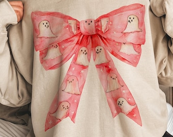Roze halloween-flirtstrikken png-ontwerpen Spookachtig seizoen Esthetisch coquette Halloween-PNG Girly Halloween Soft Girl-tijdperk PNG-ontwerpen Trendy schattig spook png