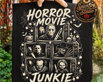 Horror Movie Junkie Png, Halloween Characters Png, Halloween 2026 Png, Halloween Png, Horror Movie Png, Scary Movie Png, Sublimation File