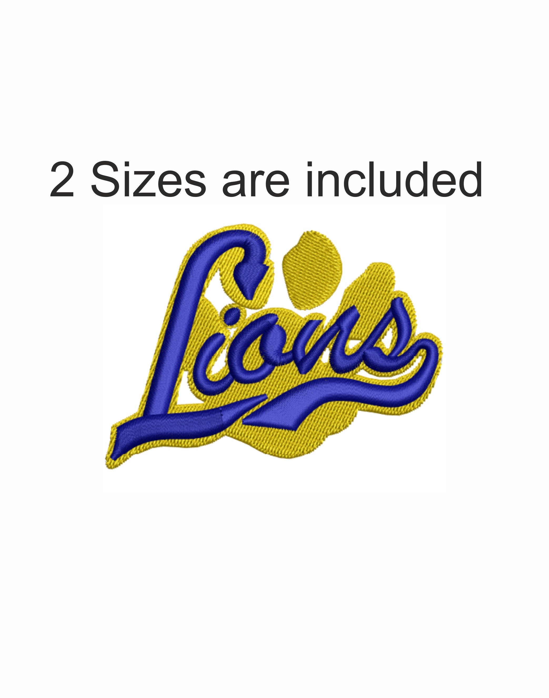 Lions Embroidery Design Lions Pes File Lions Dst File Lions Jef File ...