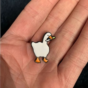 Untitled Goose funny enamel pin