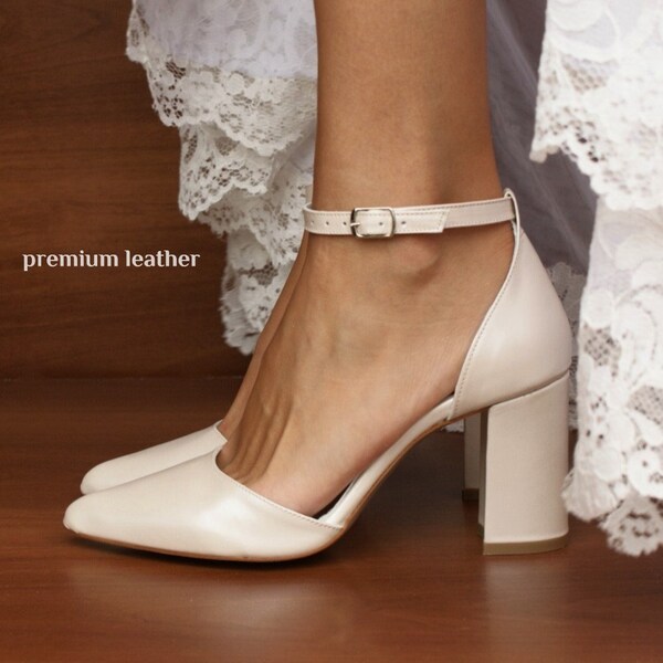 strappy heels with pearls