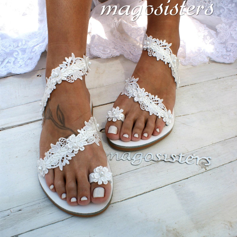 Boho Wedding Sandals - Etsy