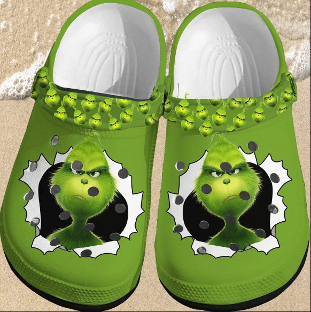 Custom Cute Grinch Christmas Shoes Grinch Shoes Grinch Etsy UK