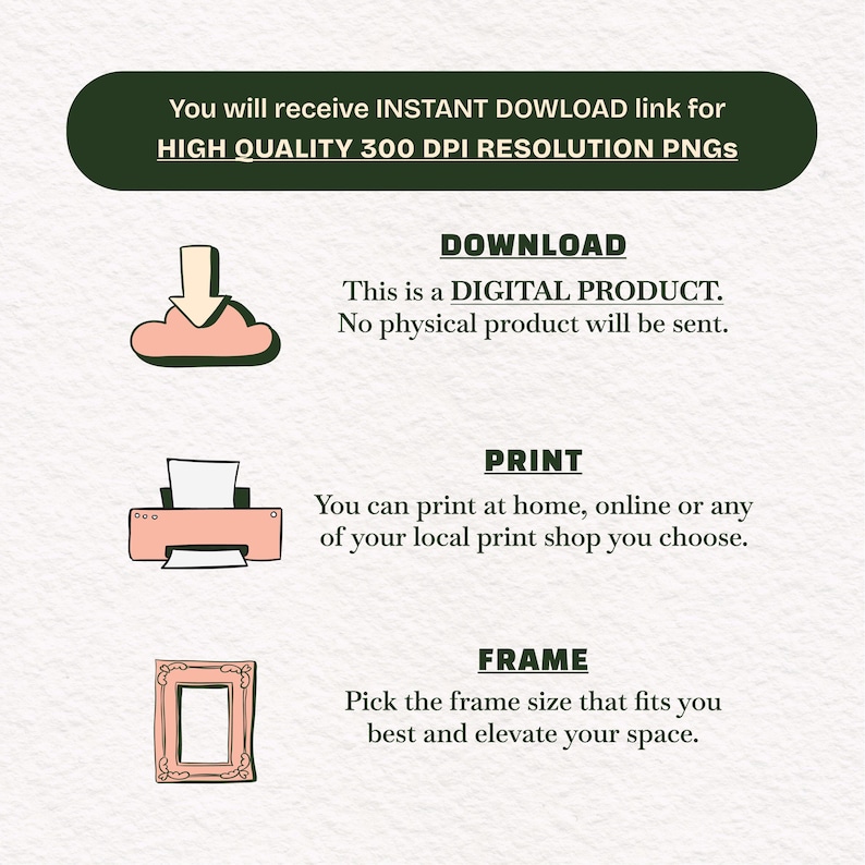 Negroni Cocktail Print, Gin Bar Cart Wall Art, Printable Cocktail Recipe Poster, Home Bar Decor Gift image 11