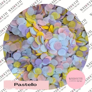 Biodegradable paper wedding Confetti - Pastelllo