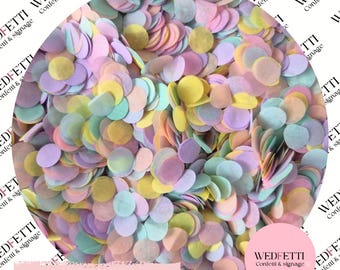 Biodegradable paper wedding Confetti - Pastel Party