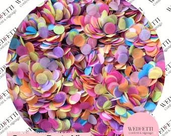 Biodegradable paper wedding Confetti - Summer Party Mix Lavender Pink