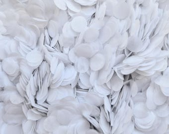 Biodegradable paper wedding Confetti - White Wedding
