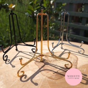 Metal wedding sign stand