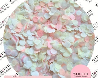 Biodegradable paper wedding Confetti - Milkshake Mix