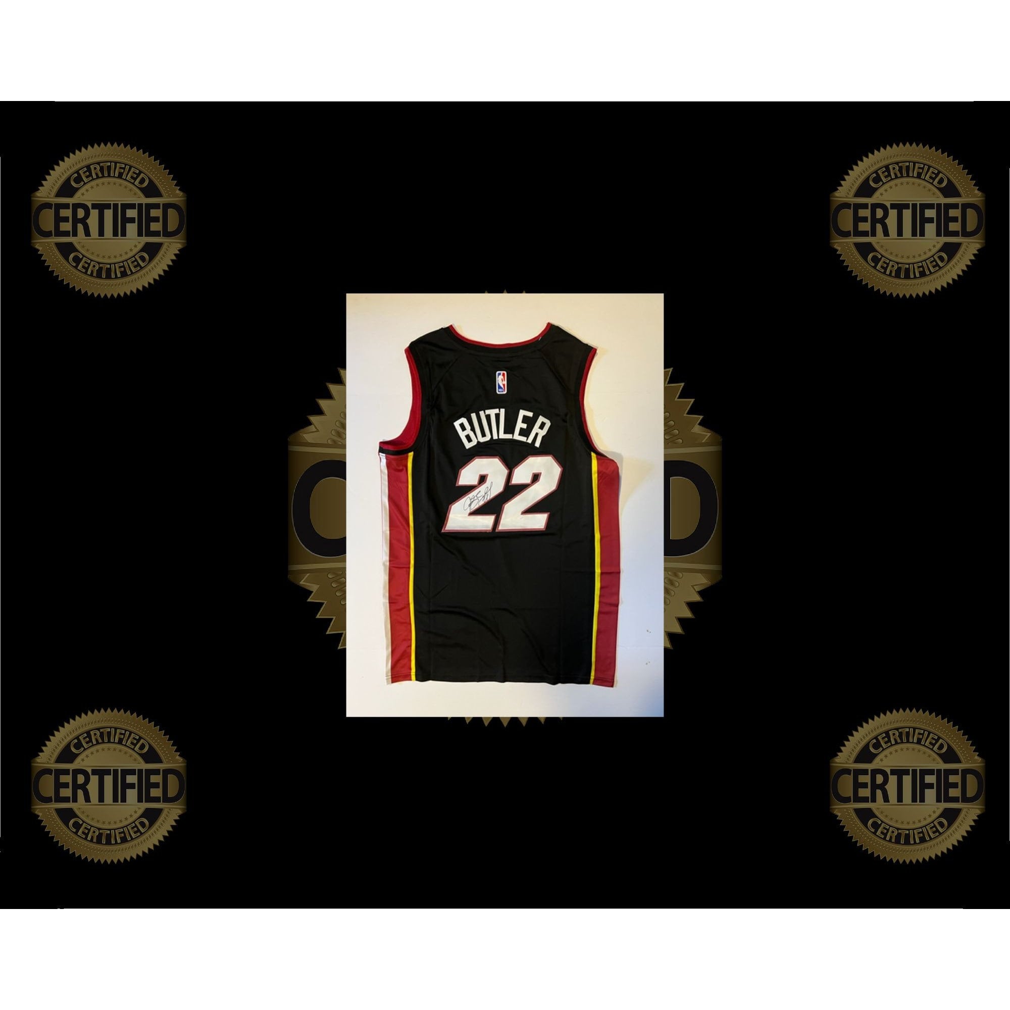 Miami Heat 2022-23 Jimmy Butler game model jersey team signed with