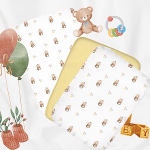 気まぐれなシロクマのげっぷ布 - 小さなお子様に心地よく快適に。性別を問わないげっぷ布。赤ちゃんへの個人ギフトに最適。赤ちゃんの必需品。げっぷ布